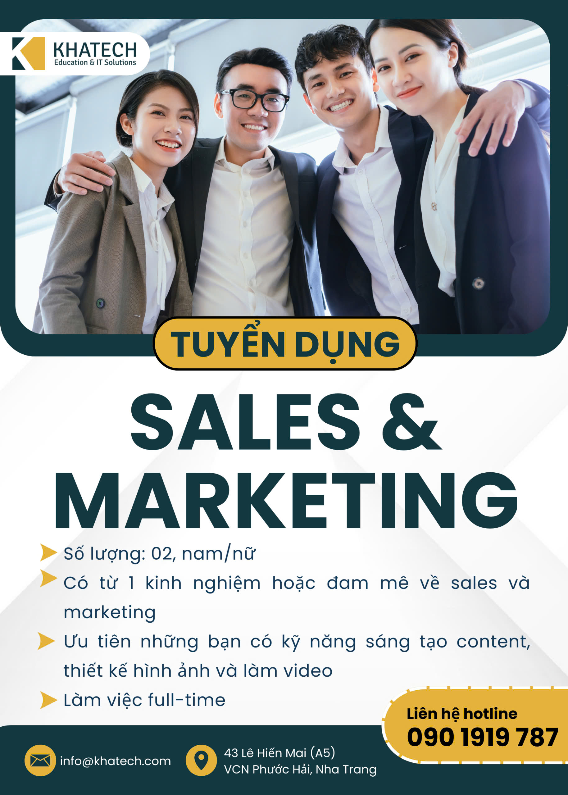 tuyen nhan vien sale